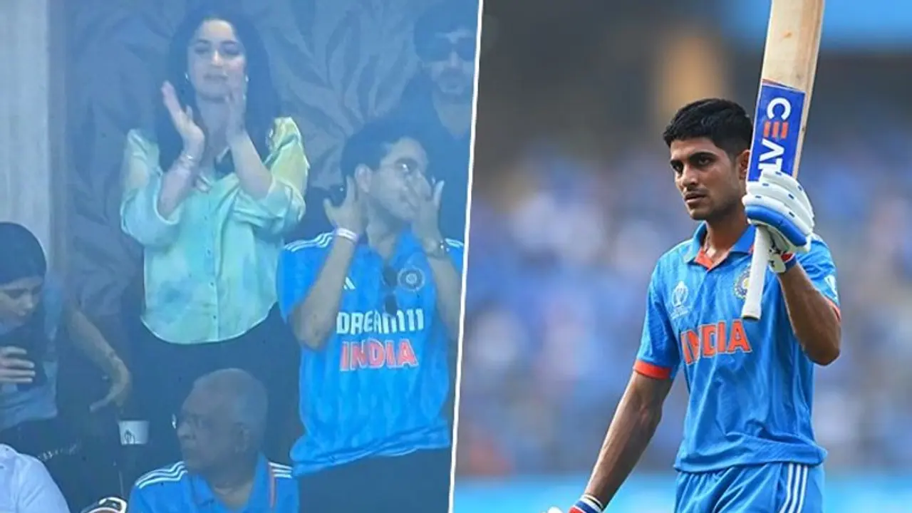 India vs Sri Lanka: Sara Tendulkar giving standing ovation to Shubman Gill after scoring 92 goes viral India vs Sri Lanka: Sara Tendulkar giving standing ovation to Shubman Gill after scoring 92 goes viral