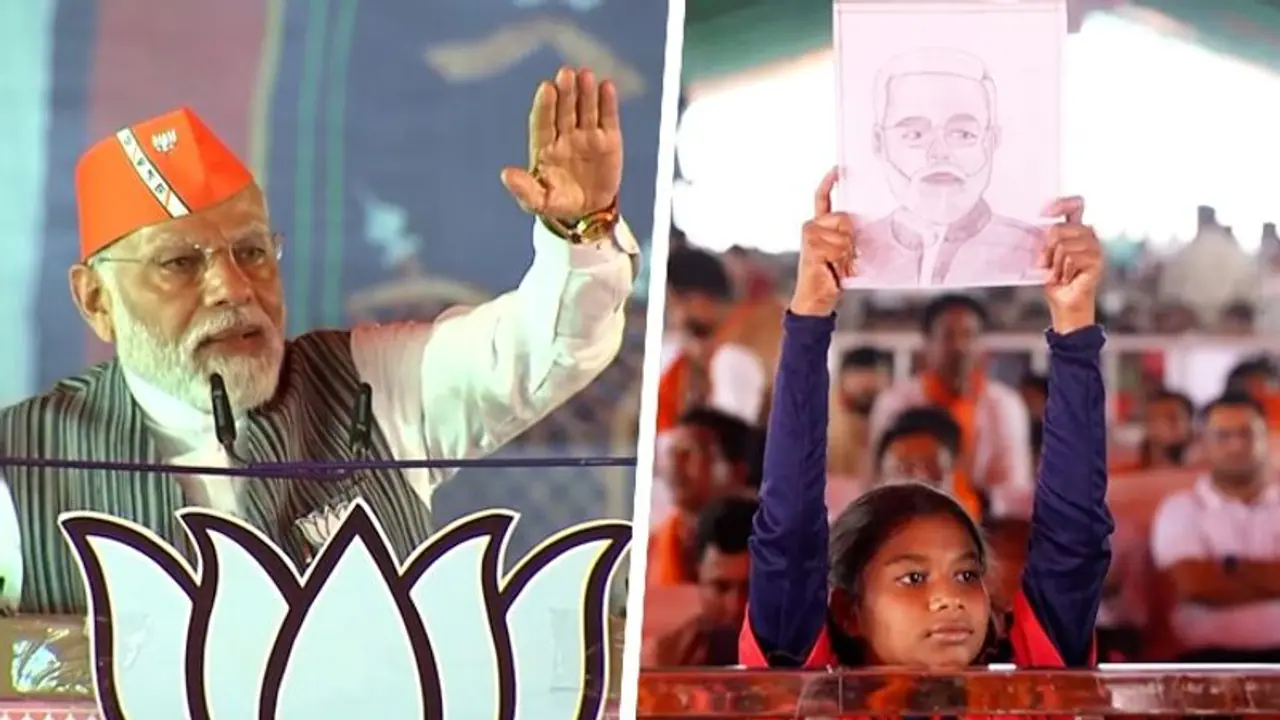 PM Modi acknowledges 'beti' for bringing his painting in Kanker; assures to write letter (WATCH) PM Modi acknowledges 'beti' for bringing his painting in Kanker; assures to write letter (WATCH)