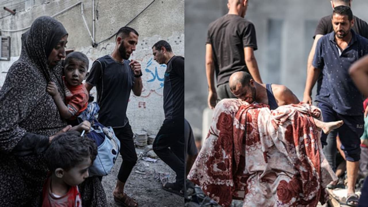 'വെടി നിർത്തൽ അജണ്ടയിലില്ല'; ഗാസ നഗരം വളഞ്ഞ് ഇസ്രയേൽ, ഹമാസ് കേന്ദ്രങ്ങൾ തകർത്തു, പൊലിഞ്ഞത് 9000 ജീവൻ 'വെടി നിർത്തൽ അജണ്ടയിലില്ല'; ഗാസ നഗരം വളഞ്ഞ് ഇസ്രയേൽ, ഹമാസ് കേന്ദ്രങ്ങൾ തകർത്തു, പൊലിഞ്ഞത് 9000 ജീവൻ