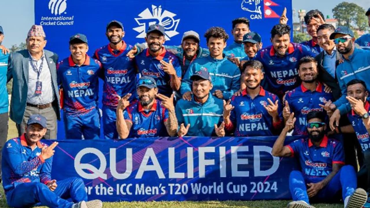 10 ஆண்டுகளுக்கு பிறகு டி20 உலகக் கோப்பைக்கு தகுதி பெற்ற நேபாள்: முதல் முறையாக உலகக் கோப்பையில் ஓமன்! 10 ஆண்டுகளுக்கு பிறகு டி20 உலகக் கோப்பைக்கு தகுதி பெற்ற நேபாள்: முதல் முறையாக உலகக் கோப்பையில் ஓமன்!
