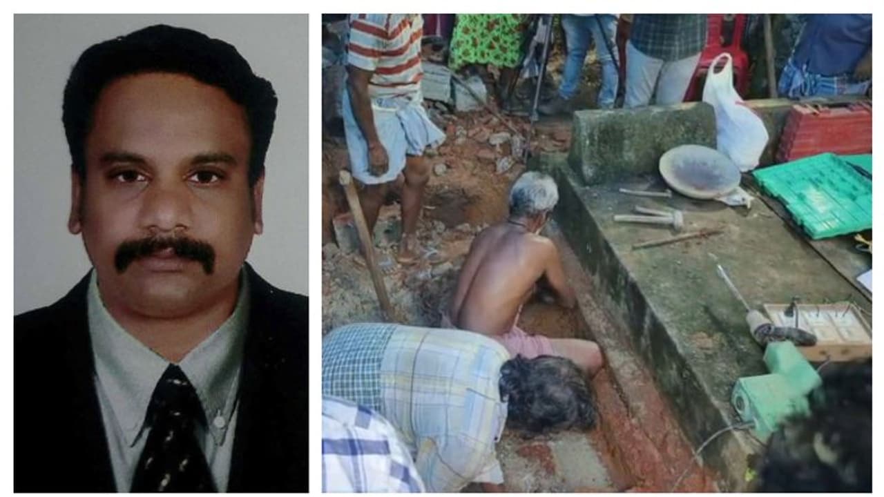 ദുരൂഹത ആരോപിച്ച് തോമസിന്റെ കുടുംബം; കാരോട് കല്ലറ തുറന്ന് മൃതദേഹ പരിശോധന ദുരൂഹത ആരോപിച്ച് തോമസിന്റെ കുടുംബം; കാരോട് കല്ലറ തുറന്ന് മൃതദേഹ പരിശോധന