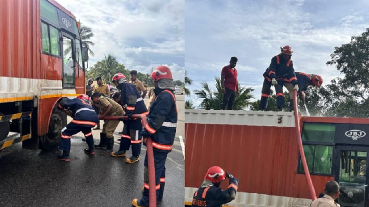മീനുമായി കുളച്ചലിൽ നിന്ന് മംഗലാപുരത്തേക്ക്, ലോറിയിൽ തീയും പുകയും, ഡ്രൈവർ ഉടൻ പുറത്തിറങ്ങി, അത്യാഹിതം ഒഴിവായി മീനുമായി കുളച്ചലിൽ നിന്ന് മംഗലാപുരത്തേക്ക്, ലോറിയിൽ തീയും പുകയും, ഡ്രൈവർ ഉടൻ പുറത്തിറങ്ങി, അത്യാഹിതം ഒഴിവായി