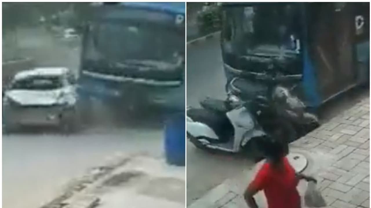 ഡ്രൈവറിൻ്റെ വായിൽ നിന്ന് നുരയും പതയും; യാത്രക്കാരില്ലാതെ വന്ന ലോഫ്ലോർ, കാറും ബൈക്കുമെല്ലാം ഇടിച്ചുതെറിപ്പിച്ചു ഡ്രൈവറിൻ്റെ വായിൽ നിന്ന് നുരയും പതയും; യാത്രക്കാരില്ലാതെ വന്ന ലോഫ്ലോർ, കാറും ബൈക്കുമെല്ലാം ഇടിച്ചുതെറിപ്പിച്ചു