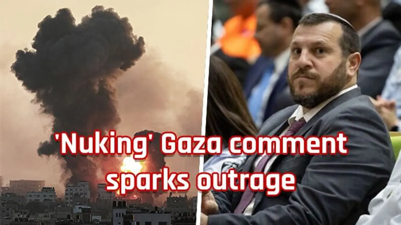 Israeli minister says dropping atom bomb on Gaza a 'possibility'; Netanyahu suspends him amid outrage Israeli minister says dropping atom bomb on Gaza a 'possibility'; Netanyahu suspends him amid outrage