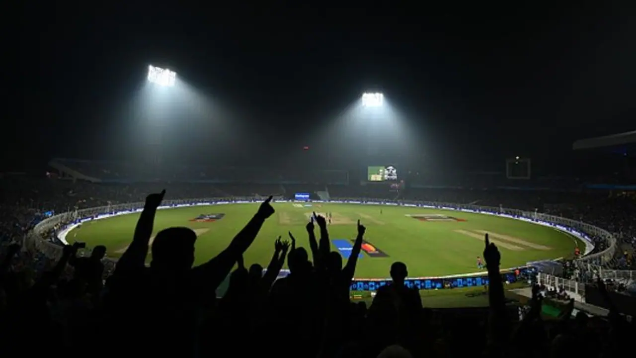 India vs South Africa: Over 55,000 fans sing Vande Mataram, light show illuminates Eden Gardens (WATCH) India vs South Africa: Over 55,000 fans sing Vande Mataram, light show illuminates Eden Gardens (WATCH)