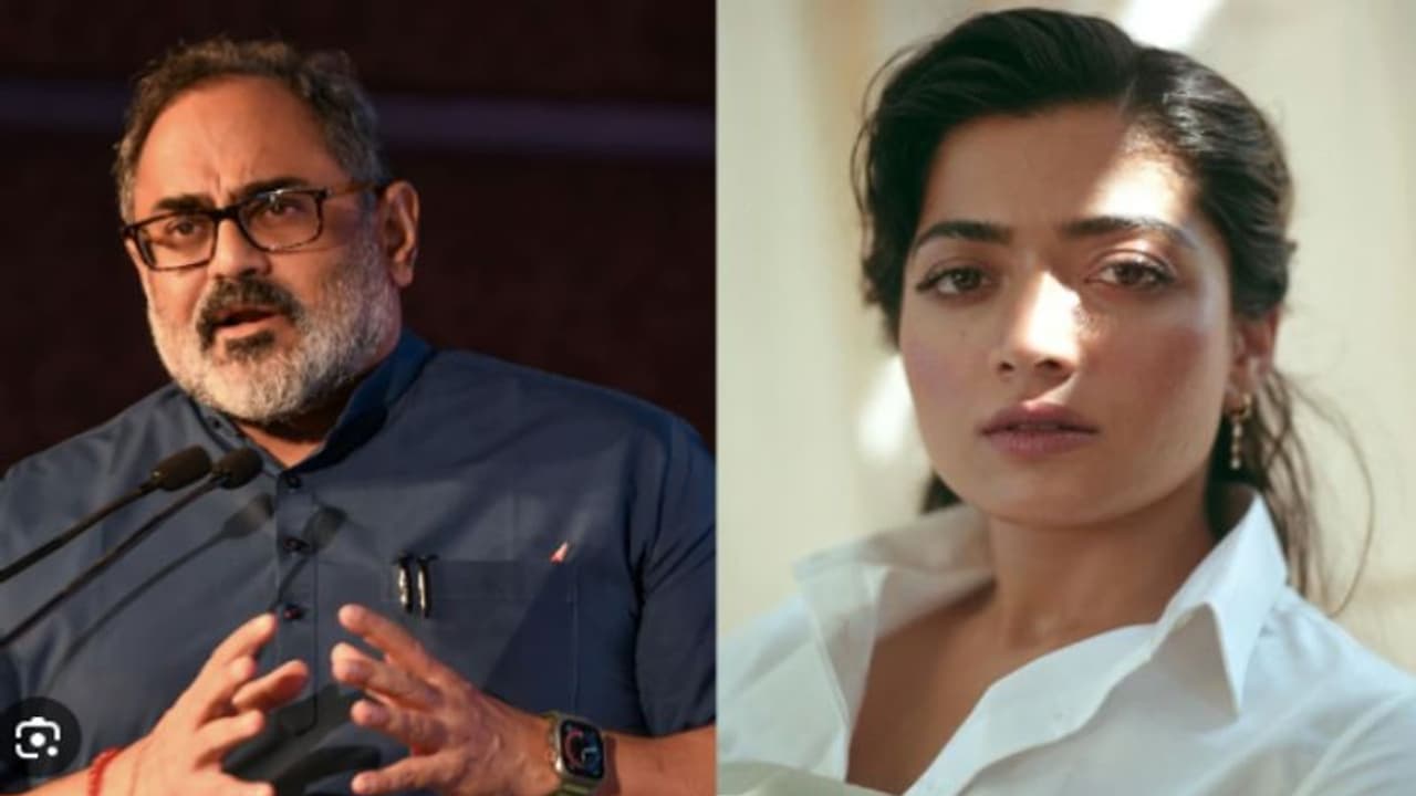 రష్మిక మందన్నా ఫేక్ వీడియోపై కేంద్రమంత్రి రాజీవ్ చంద్రశేఖర్ స్ట్రాంగ్ రియాక్షన్.. రష్మిక మందన్నా ఫేక్ వీడియోపై కేంద్రమంత్రి రాజీవ్ చంద్రశేఖర్ స్ట్రాంగ్ రియాక్షన్..