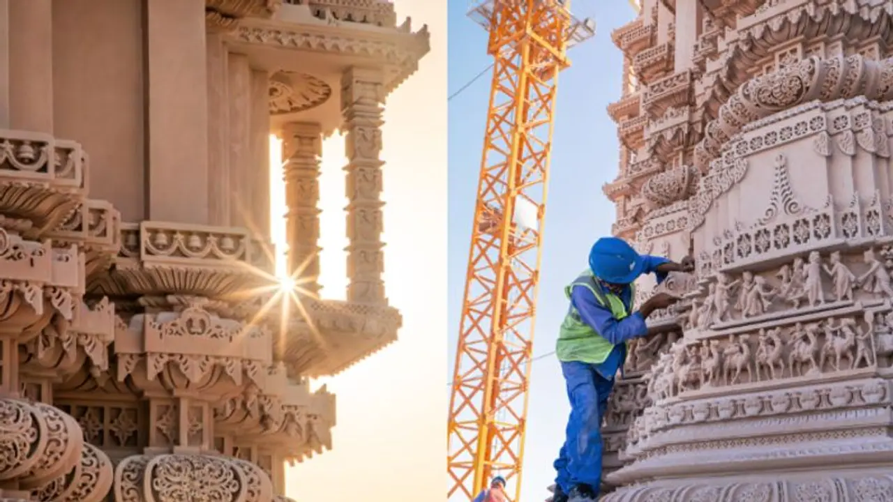 UAE: Abu Dhabi's first traditional Hindu stone temple nears completion, grand opening on February 14 UAE: Abu Dhabi's first traditional Hindu stone temple nears completion, grand opening on February 14