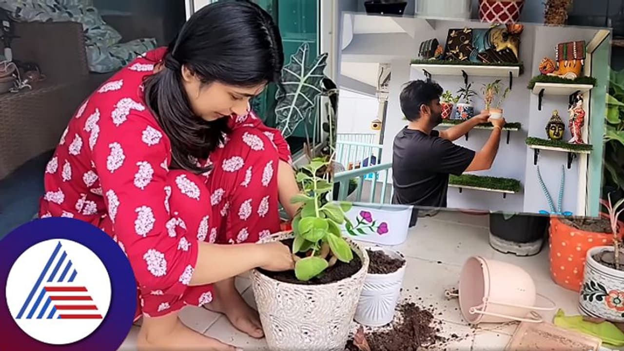 ಚಿಕ್ಕ ಬಾಲ್ಕನಿಯಲ್ಲೇ ಬ್ಯೂಟಿಫುಲ್ಲಾಗಿ ಗಿಡ ಬೆಳೆಸುವುದು ತೋರಿಸಿದ ನಟಿ ಅದಿತಿ ಪ್ರಭುದೇವ