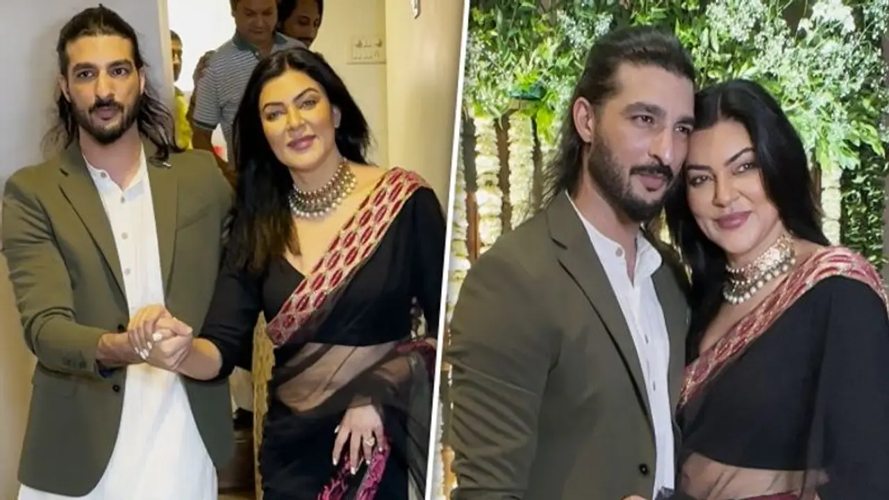 Sushmita Sen gives adorable pose with rumoured boyfriend Rohman Shawl in viral photos Sushmita Sen gives adorable pose with rumoured boyfriend Rohman Shawl in viral photos