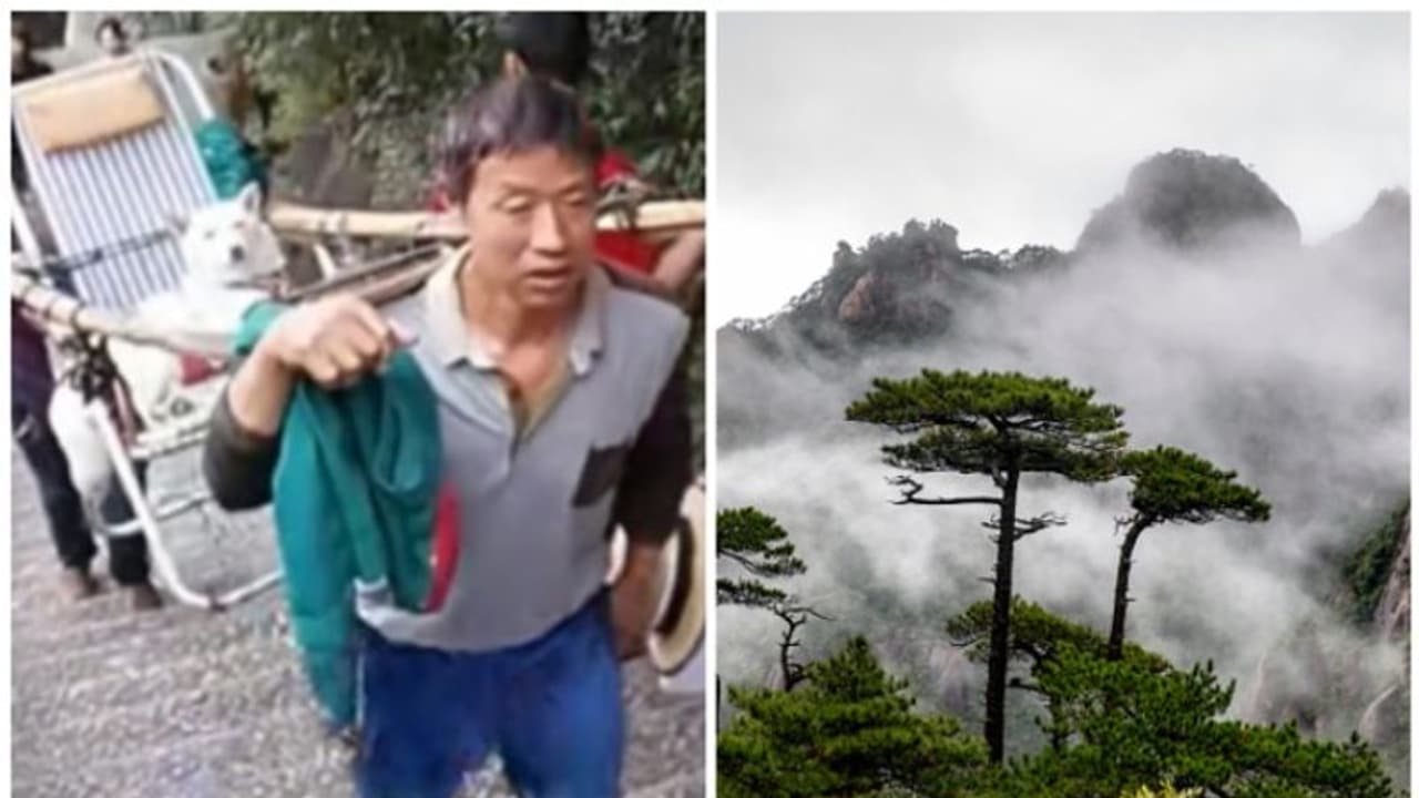 പര്‍വ്വത ട്രക്കിംഗിന് നായയെ ചുമന്ന് കയറ്റിയവര്‍ക്ക് യുവതി നല്‍കിയത് 11,000 രൂപ !