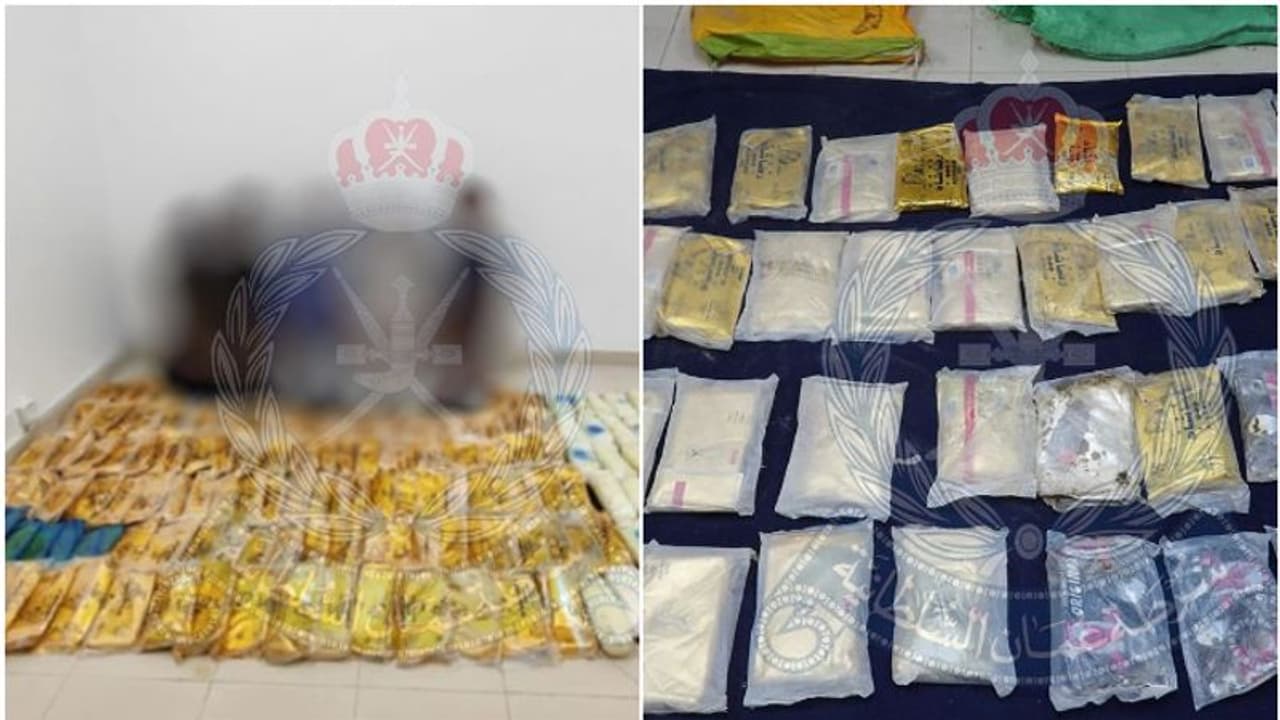 മയക്കുമരുന്ന് കടത്ത്; എട്ട് പ്രവാസികളെ പിടികൂടി പൊലീസ്, പിടിച്ചെടുത്തത് 200 കിലോയിലേറെ ലഹരിമരുന്ന് മയക്കുമരുന്ന് കടത്ത്; എട്ട് പ്രവാസികളെ പിടികൂടി പൊലീസ്, പിടിച്ചെടുത്തത് 200 കിലോയിലേറെ ലഹരിമരുന്ന്