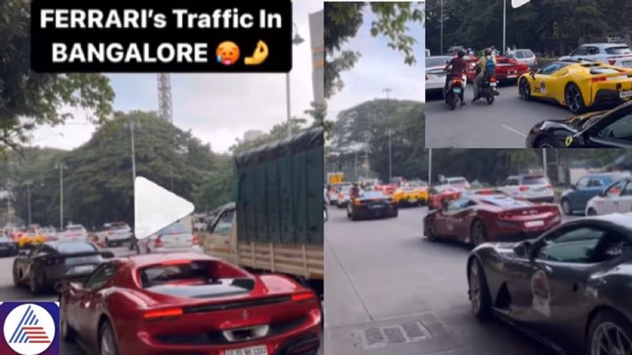 Bengaluru traffic jam holds Ferraris hostage: Thousands of HP powerless (WATCH)