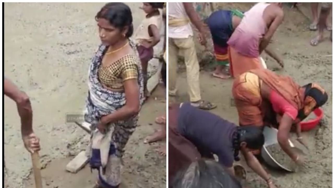 മൂന്നര കിലോമീറ്റർ റോഡിൽ കോൺക്രീറ്റിട്ടു, ഉണങ്ങും മുമ്പേ നാട്ടുകാർ കോരിയെടുത്തു വീഡിയോ മൂന്നര കിലോമീറ്റർ റോഡിൽ കോൺക്രീറ്റിട്ടു, ഉണങ്ങും മുമ്പേ നാട്ടുകാർ കോരിയെടുത്തു വീഡിയോ