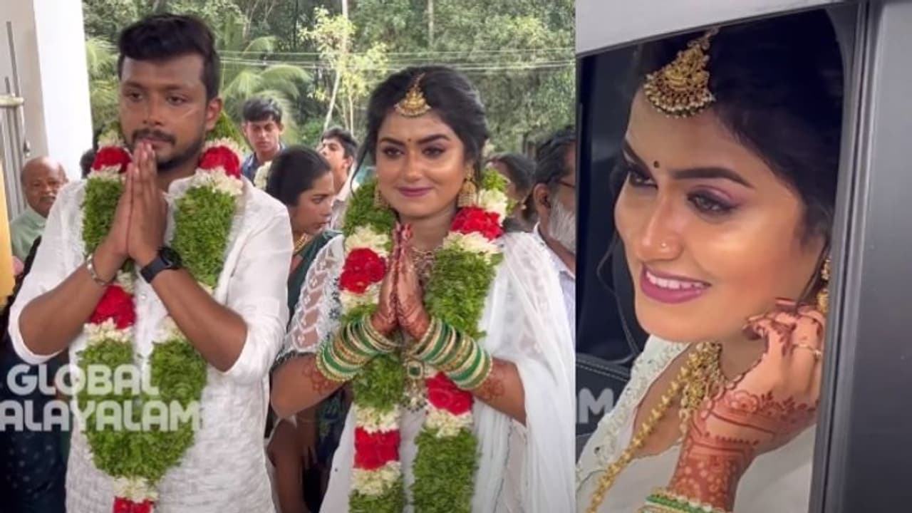 നടി ഹരിത ജി നായര് വിവാഹിതയായി, വരന് 'ദൃശ്യം 2' എഡിറ്റര് വിനായക് നടി ഹരിത ജി നായര് വിവാഹിതയായി, വരന് 'ദൃശ്യം 2' എഡിറ്റര് വിനായക്