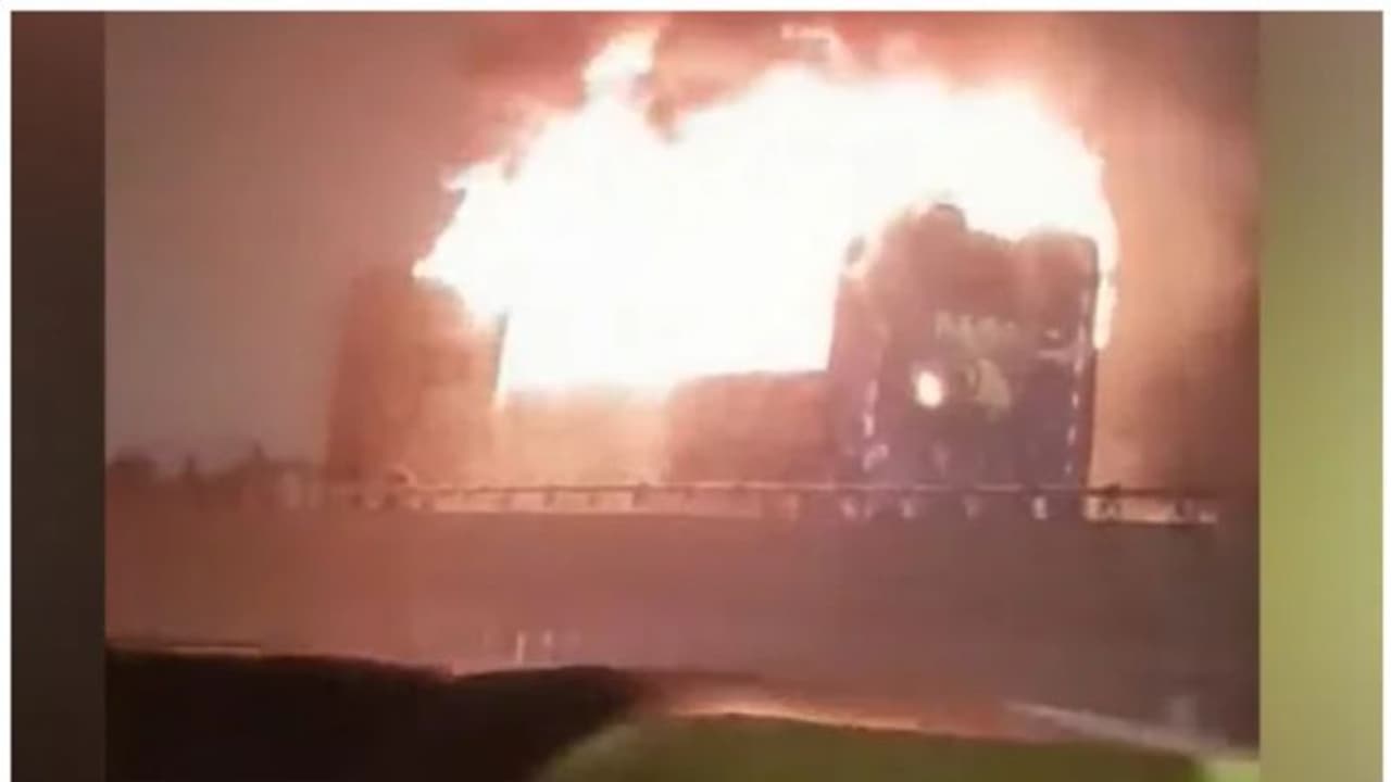 జగన్ ట్రావెల్స్ వోల్వో బస్సులో అగ్నిప్రమాదం, వృద్ధురాలు సజీవ దహనం.. 