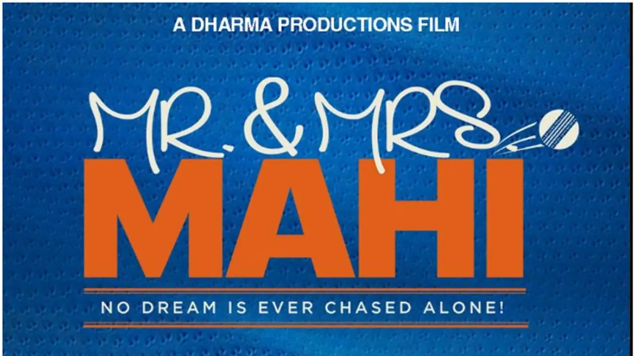 Mr. & Mrs. Mahi: Karan Johar reveals first poster; Jahnvi Kapoor, Rajkumar Rao starrer to release on this date Mr. & Mrs. Mahi: Karan Johar reveals first poster; Jahnvi Kapoor, Rajkumar Rao starrer to release on this date