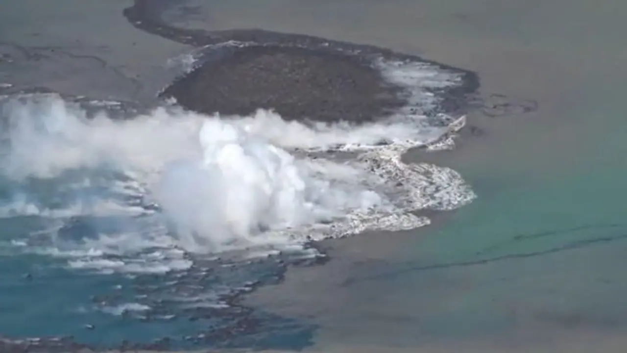 New island born off Japan's Ogasawara island is crumbly, susceptible to erosion (WATCH)