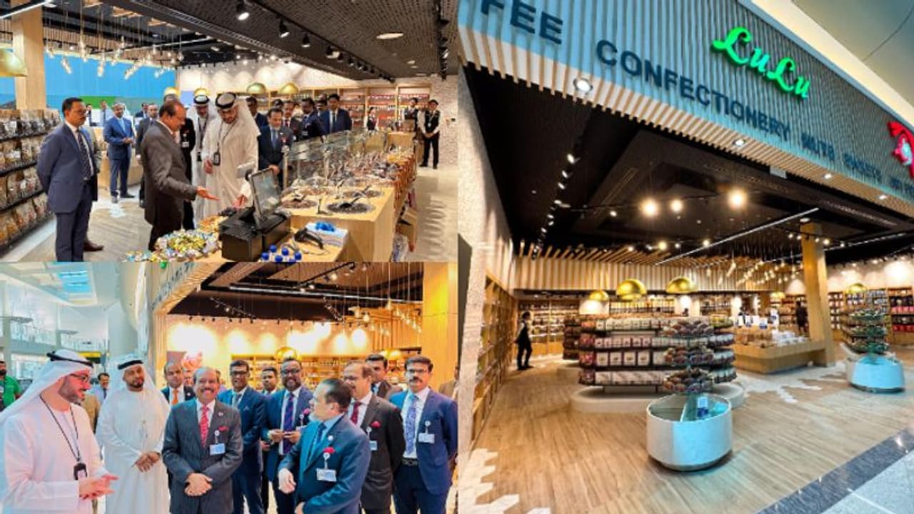 ഈ 'ലുലു' ഇതാദ്യം! ലോകത്തെ ഏറ്റവും വലിയ എയർപോർട്ട് ടെർമിനലിൽ സാന്നിധ്യം, അബുദാബി എയർപോർട്ടിൽ ലുലു ഡ്യൂട്ടി ഫ്രീ ഈ 'ലുലു' ഇതാദ്യം! ലോകത്തെ ഏറ്റവും വലിയ എയർപോർട്ട് ടെർമിനലിൽ സാന്നിധ്യം, അബുദാബി എയർപോർട്ടിൽ ലുലു ഡ്യൂട്ടി ഫ്രീ