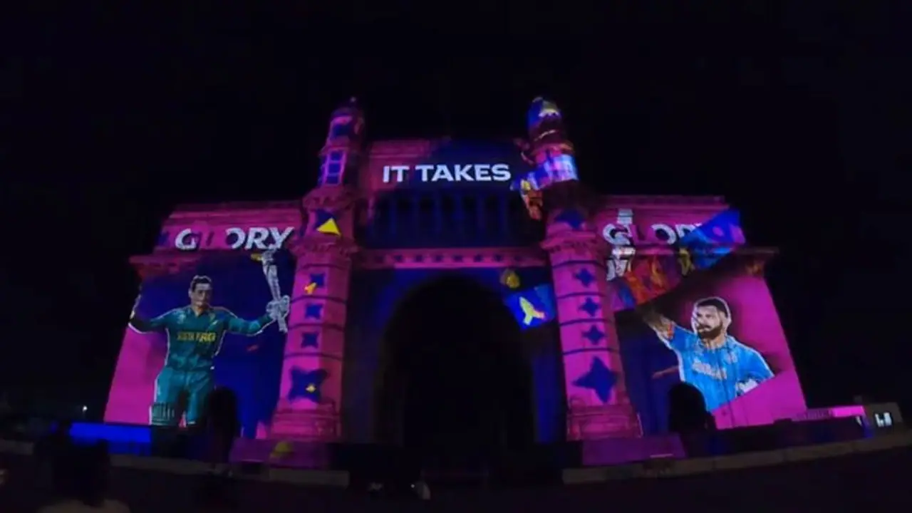 Diwali meets Cricket World Cup: A spectacular celebration of light and sound at Gateway of India (WATCH)