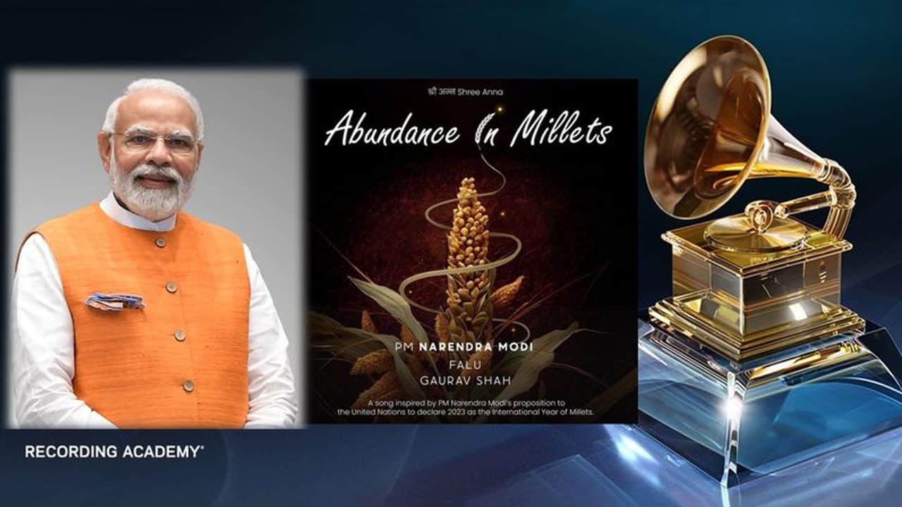 Grammy Awards: ప్రతిష్ఠాత్మక గ్రామీ అవార్డుకు ప్రధాని మోడీ పాట నామినేట్‌.. 'అబండెన్స్ ఇన్ మిల్లెట్స్' సాంగ్ 