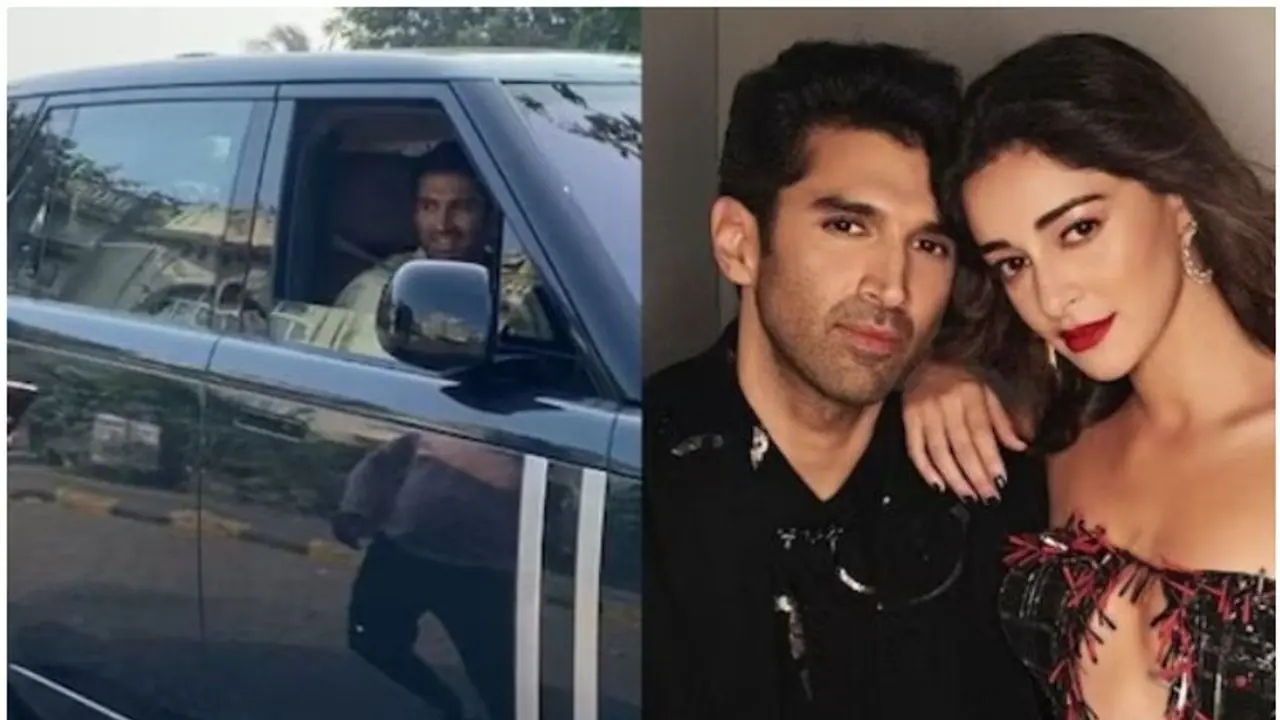 Ananya Panday, Aditya Roy Kapur papped on 'romantic long drive' in viral video WATCH Ananya Panday, Aditya Roy Kapur papped on 'romantic long drive' in viral video WATCH