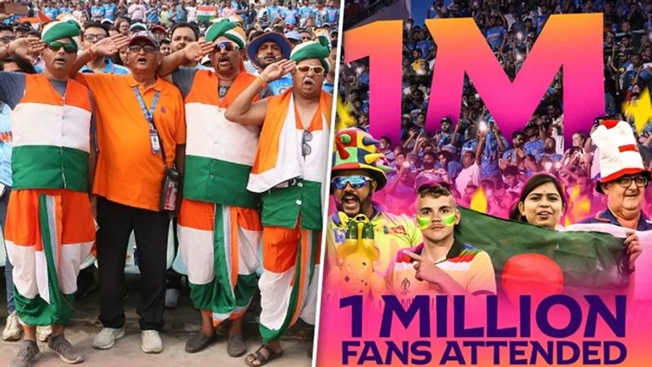 ICC welcomes one millionth fan as ODI World Cup 2023 on track to break attendance records ICC welcomes one millionth fan as ODI World Cup 2023 on track to break attendance records