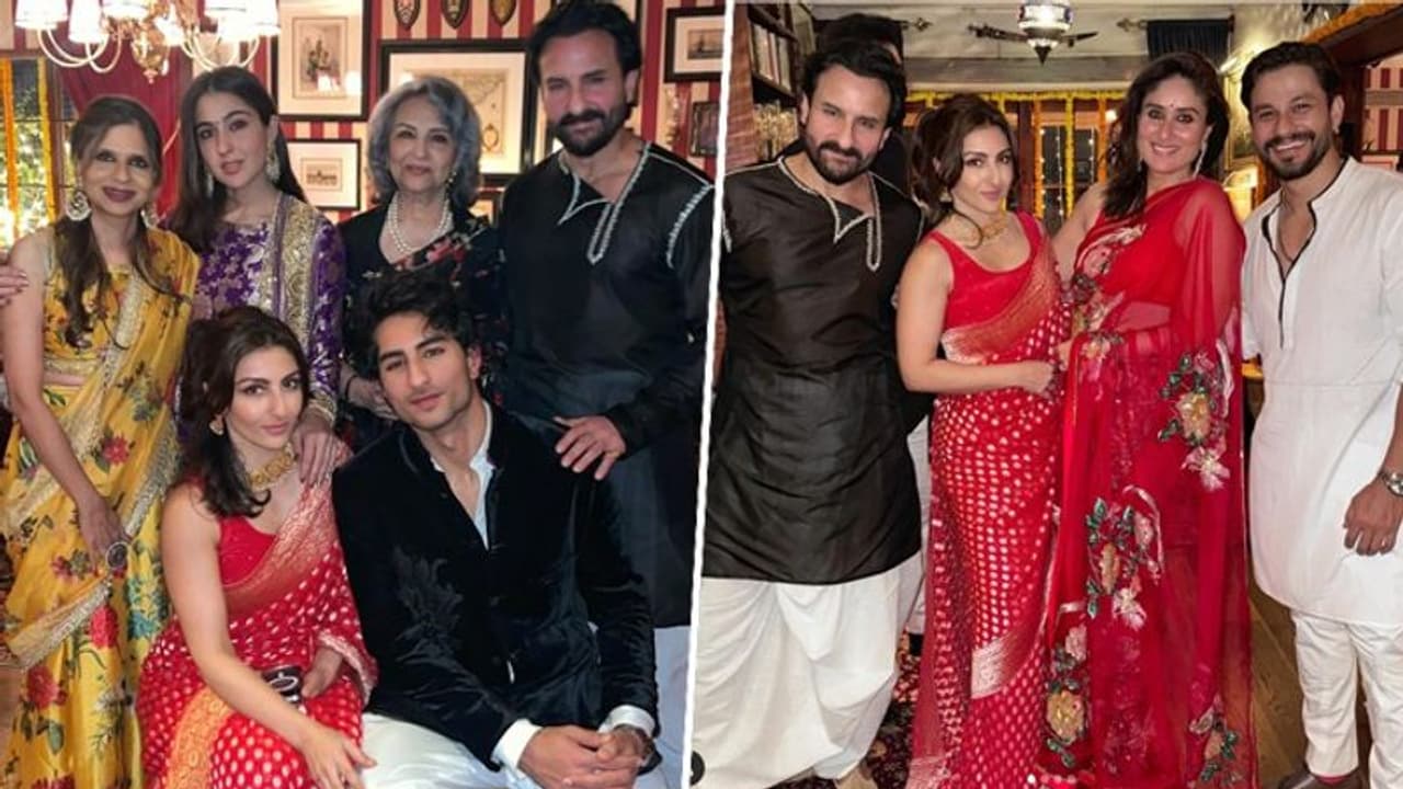 Alia Bhatt, Neetu Kapoor pose at Kareena Kapoor's Diwali bash; Sara Ali Khan, Ibrahim Ali Khan too attends Alia Bhatt, Neetu Kapoor pose at Kareena Kapoor's Diwali bash; Sara Ali Khan, Ibrahim Ali Khan too attends