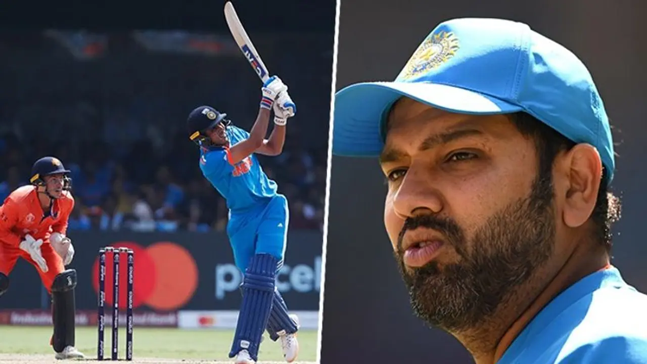 Shubman Gill's spectacular 95m six against Netherlands stuns Rohit Sharma (WATCH)