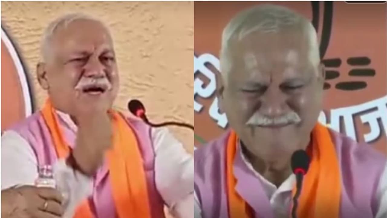 ഓഫിസ് വളപ്പിൽ പശുക്കള്‍ ചത്തനിലയിൽ, മാധ്യമങ്ങൾക്ക് മുന്നിൽ പൊട്ടിക്കരഞ്ഞ് ബിജെപി സ്ഥാനാർഥി വീഡിയോ 