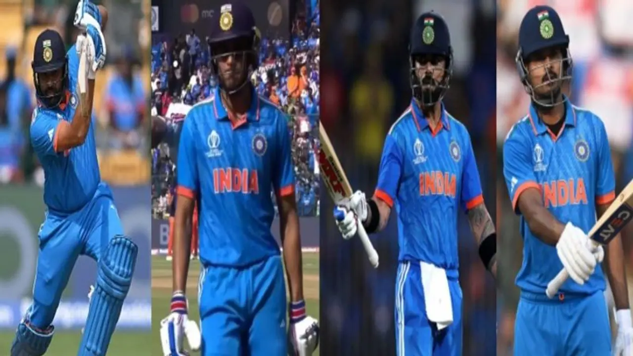 ODI World Cup 2023: India's brilliant batting display sets second highest total in the mega clash ODI World Cup 2023: India's brilliant batting display sets second highest total in the mega clash