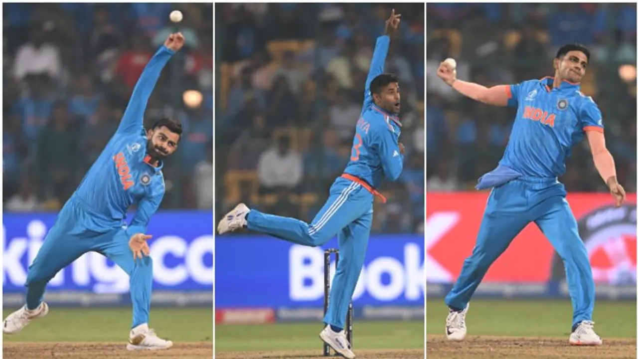 ಕೀಪರ್, ಅಯ್ಯರ್ ಹೊರತುಪಡಿಸಿ 9 ಮಂದಿ ಬೌಲಿಂಗ್ ದಾಖಲೆ, ರೋಹಿತ್ ಕೊಹ್ಲಿಗೆ ವಿಕೆಟ್! ಕೀಪರ್, ಅಯ್ಯರ್ ಹೊರತುಪಡಿಸಿ 9 ಮಂದಿ ಬೌಲಿಂಗ್ ದಾಖಲೆ, ರೋಹಿತ್ ಕೊಹ್ಲಿಗೆ ವಿಕೆಟ್!