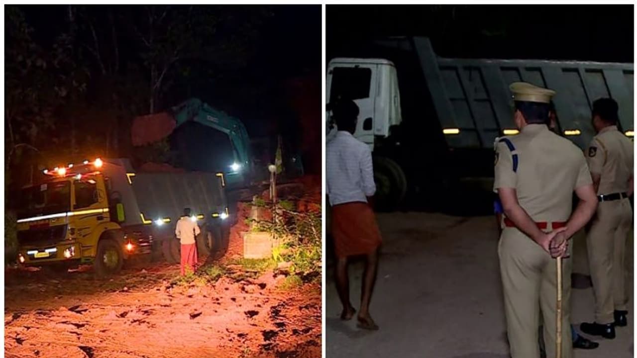 മറ്റപ്പള്ളിയിൽ വീണ്ടും കുന്നിടിക്കുന്നു; സ്ഥലത്ത് വൻ പൊലീസ് സന്നാഹം, പ്രതിഷേധമുണ്ടായാൽ നേരിടുമെന്ന് തഹസിൽദാർ മറ്റപ്പള്ളിയിൽ വീണ്ടും കുന്നിടിക്കുന്നു; സ്ഥലത്ത് വൻ പൊലീസ് സന്നാഹം, പ്രതിഷേധമുണ്ടായാൽ നേരിടുമെന്ന് തഹസിൽദാർ