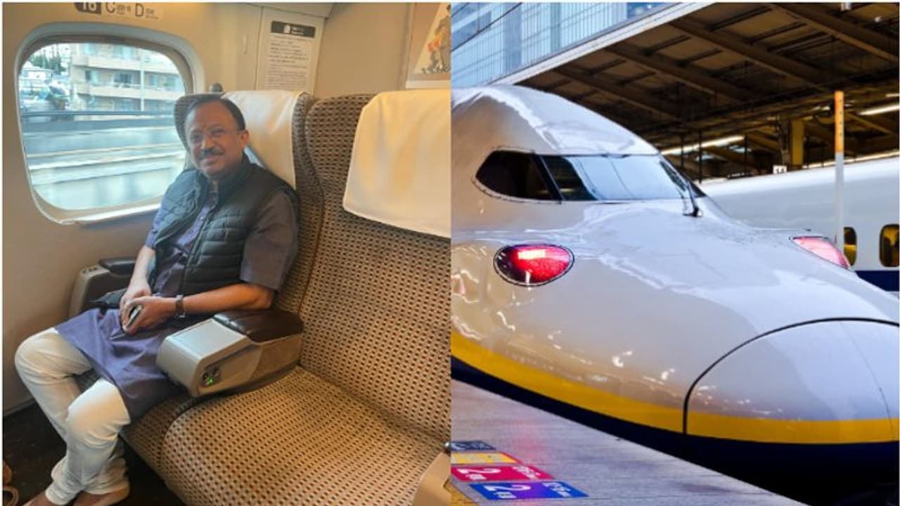 'അതുല്യമായ അനുഭവം'; ജപ്പാനിലെ ബുള്ളറ്റ് ട്രെയിനിൽ യാത്ര ചെയ്ത് വി മുരളീധരൻ 'അതുല്യമായ അനുഭവം'; ജപ്പാനിലെ ബുള്ളറ്റ് ട്രെയിനിൽ യാത്ര ചെയ്ത് വി മുരളീധരൻ