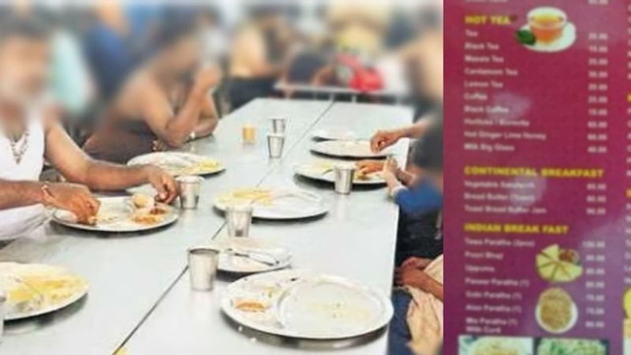 കഞ്ഞിയും പയറും അച്ചാറും ഉൾപ്പെടെ 35, ഊണിന് 70, ചായ 12, കാപ്പി 10; വിലവിവരം നോക്കി വച്ചോളൂ ശബരിമല തീർത്ഥാടകരേ.. കഞ്ഞിയും പയറും അച്ചാറും ഉൾപ്പെടെ 35, ഊണിന് 70, ചായ 12, കാപ്പി 10; വിലവിവരം നോക്കി വച്ചോളൂ ശബരിമല തീർത്ഥാടകരേ..