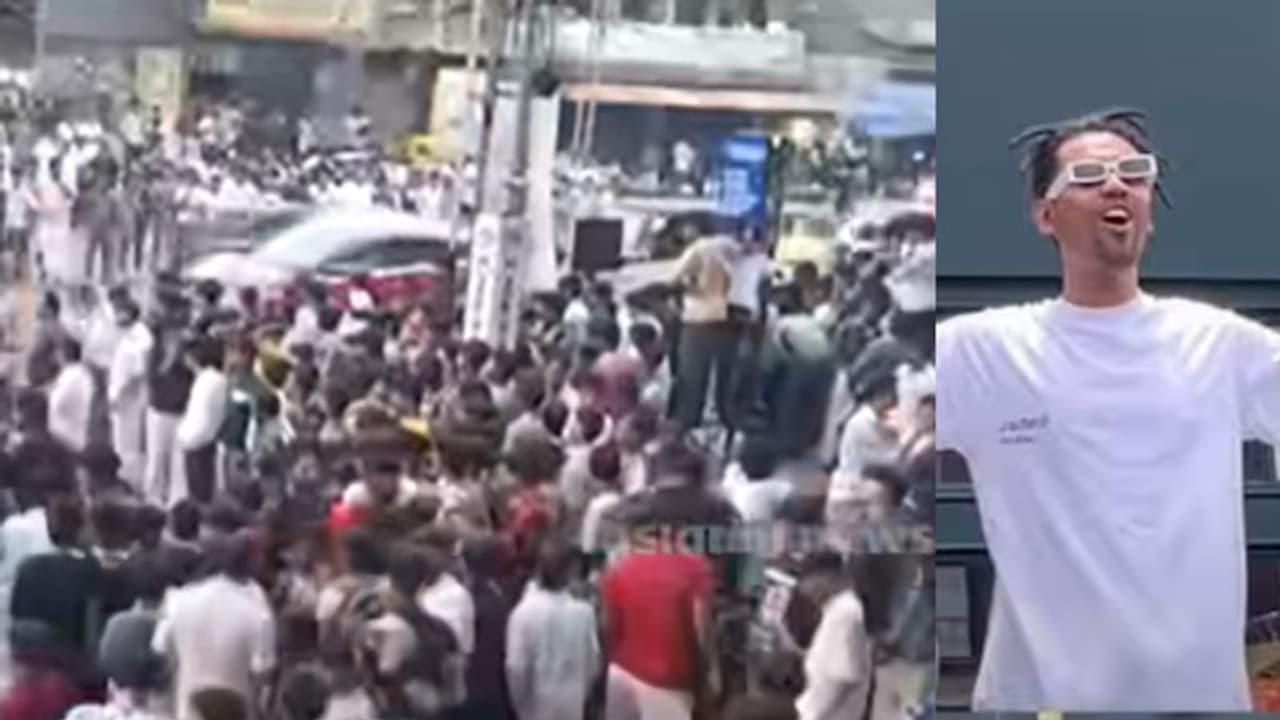 വൈകുന്നേരത്തെ ഉദ്ഘാടനത്തിന് ഉച്ചയ്ക്ക് തന്നെ ആൾക്കൂട്ടം! പൊലീസ് 'തൊപ്പി'യെ തിരിച്ചയച്ചത് വഴിയിൽ കാത്തുനിന്ന് വൈകുന്നേരത്തെ ഉദ്ഘാടനത്തിന് ഉച്ചയ്ക്ക് തന്നെ ആൾക്കൂട്ടം! പൊലീസ് 'തൊപ്പി'യെ തിരിച്ചയച്ചത് വഴിയിൽ കാത്തുനിന്ന്