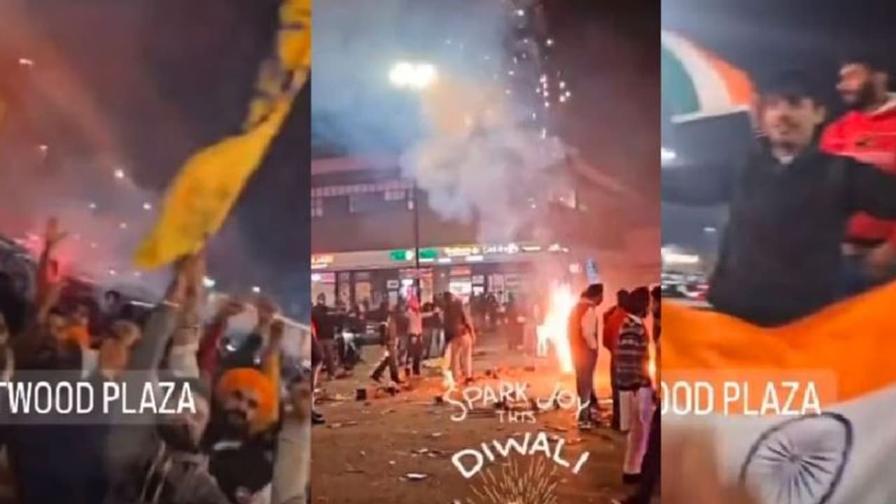 ದೀಪಾವಳಿ ಆಚರಣೆ ವೇಳೆ ಕೆನಡಾದಲ್ಲಿ ಖಲಿಸ್ತಾನಿಗಳು ಭಾರತೀಯರ ನಡುವೆ ಹೊಯ್ಕೈ: ವೀಡಿಯೋ ವೈರಲ್ ದೀಪಾವಳಿ ಆಚರಣೆ ವೇಳೆ ಕೆನಡಾದಲ್ಲಿ ಖಲಿಸ್ತಾನಿಗಳು ಭಾರತೀಯರ ನಡುವೆ ಹೊಯ್ಕೈ: ವೀಡಿಯೋ ವೈರಲ್