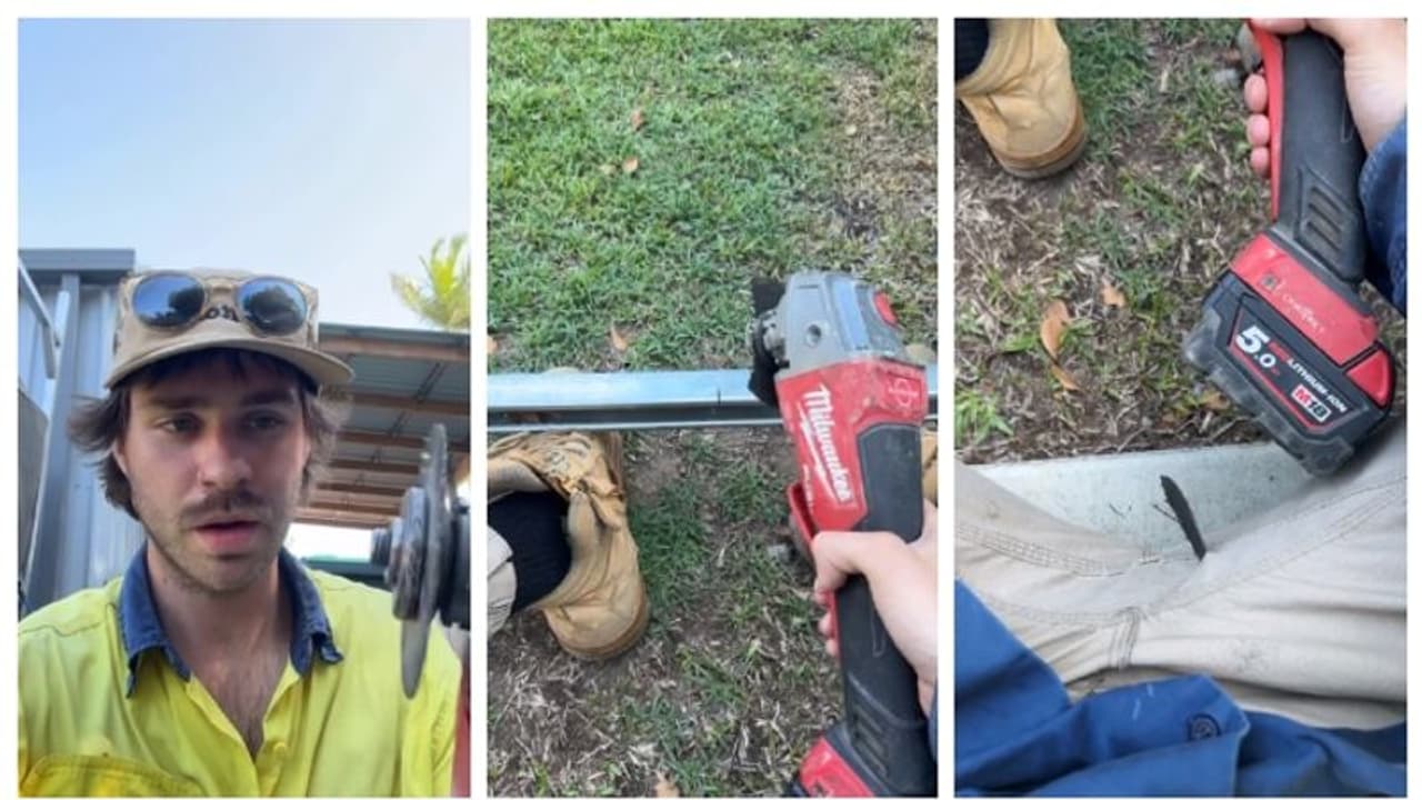 കണ്ണുതള്ളുന്ന കാഴ്ച; ഉപയോഗിച്ച് കൊണ്ടിരിക്കെ കട്ടറിന്‍റെ ബ്ലേഡ് പൊട്ടി തെറിച്ചത് 'മര്‍മ്മ സ്ഥാനത്ത്' !