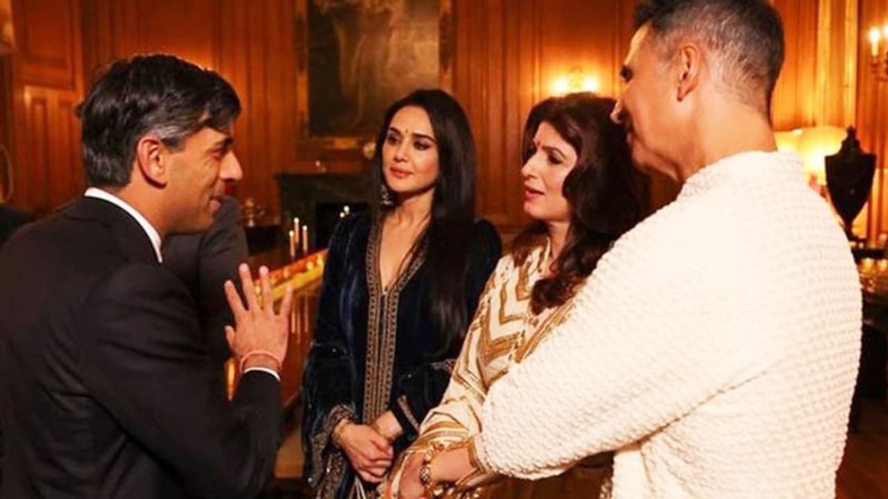 UK Prime Minister Rishi Sunak celebrates Diwali with Akshay Kumar, Twinkle Khanna, Preity Zinta and more 