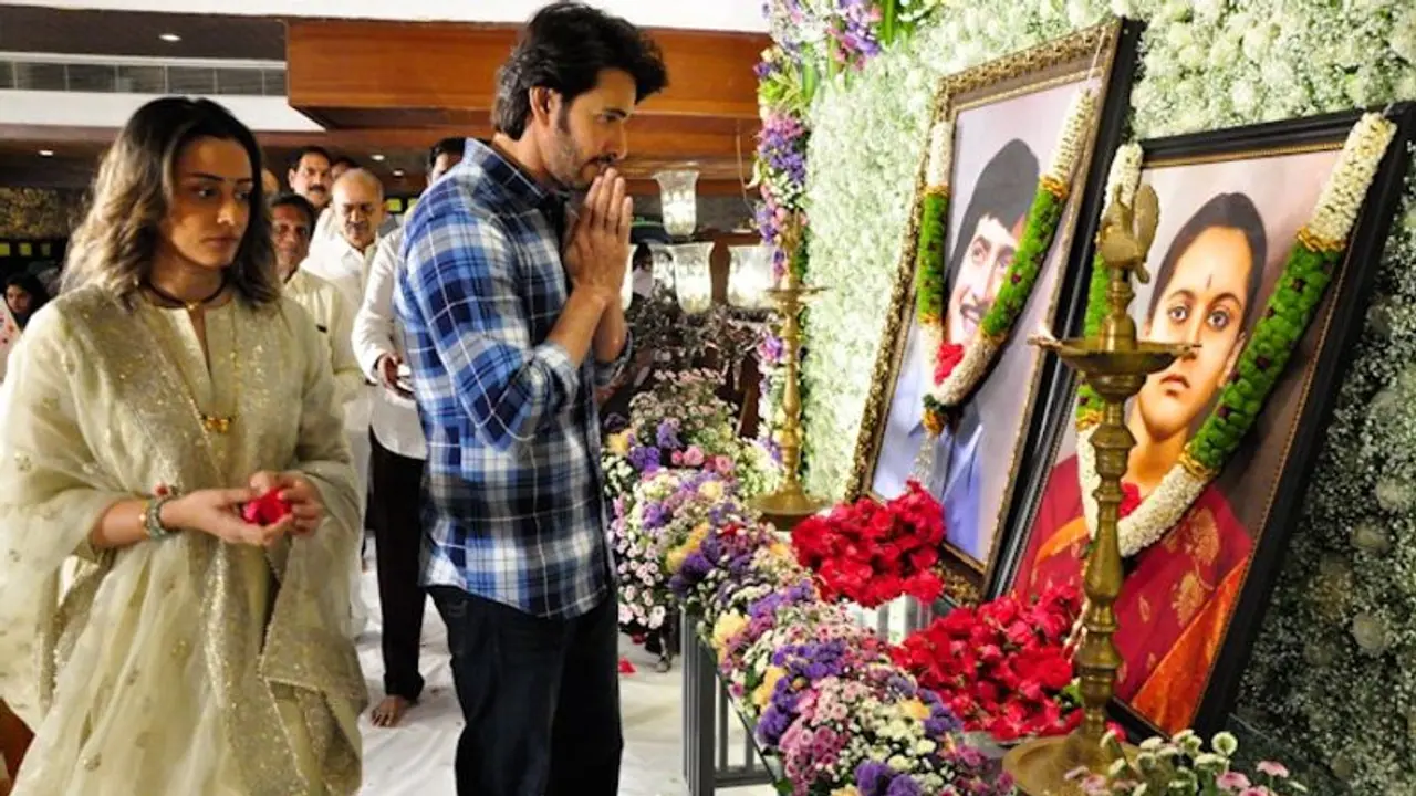 Mahesh Babu organizes prayer meet on late father, Telugu superstar Krishna's 1st death anniversary; Read more Mahesh Babu organizes prayer meet on late father, Telugu superstar Krishna's 1st death anniversary; Read more