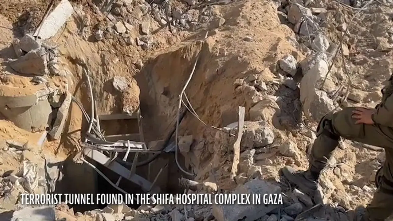 Israel Palestine war: IDF uncovers Hamas terrorist's tunnel in Shifa Hospital complex; check details