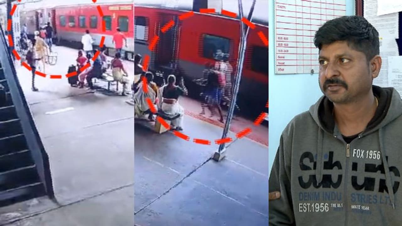 ട്രെയിനിൽ ഓടിക്കയറവേ സൈനികന്റെ കാൽ വഴുതി; വീണത് പ്ലാറ്റ് ഫോമിനടിയിലേക്ക്, ജീവൻ തിരിച്ചുപിടിച്ച് ആ കൈകൾ VIDEO ട്രെയിനിൽ ഓടിക്കയറവേ സൈനികന്റെ കാൽ വഴുതി; വീണത് പ്ലാറ്റ് ഫോമിനടിയിലേക്ക്, ജീവൻ തിരിച്ചുപിടിച്ച് ആ കൈകൾ VIDEO