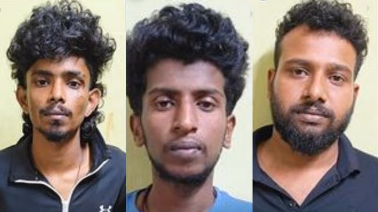 തൃശൂരിൽ 4 കിലോഗ്രാം കഞ്ചാവുമായി മൂന്ന് യുവാക്കൾ പിടിയിൽ 