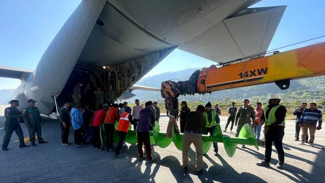 Uttarakhand tunnel rescue op: How IAF overcame hurdles to drop 27.5 tonnes of critical equipment in Dharasu