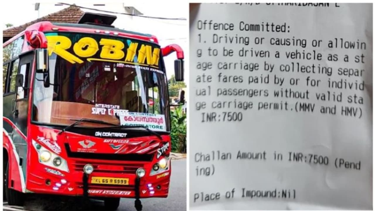 പിഴയോട് പിഴ, വഴിനീളെ പിഴ, എംവിഡി വന്നത് വെറുതേയല്ല! റോബിന് അടിച്ചുകൊടുത്തത് വമ്പൻ പിഴ, ഇന്ന് മാത്രം 30000