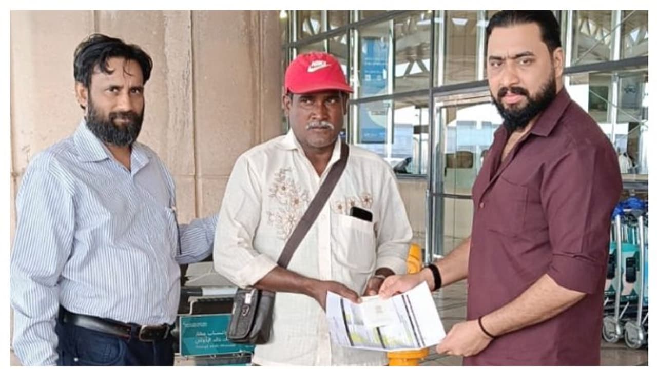 സ്പോൺസറുടെ കൈയ്യിൽ നിന്നും പാസ്പോർട്ട് നഷ്ടമായി; ജോലിയും ഇഖാമയുമില്ല, ദുരിതത്തിനൊടുവിൽ ഗോവിന്ദന് നാടണഞ്ഞു സ്പോൺസറുടെ കൈയ്യിൽ നിന്നും പാസ്പോർട്ട് നഷ്ടമായി; ജോലിയും ഇഖാമയുമില്ല, ദുരിതത്തിനൊടുവിൽ ഗോവിന്ദന് നാടണഞ്ഞു