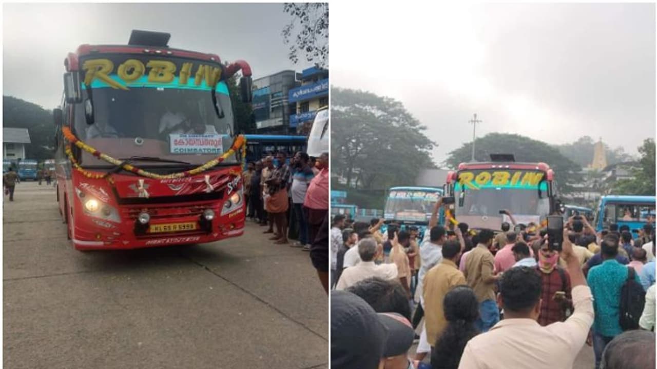 'വിരട്ടാന്‍ നോക്കണ്ട', എംവിഡിയെ വെല്ലുവിളിച്ച് റോബിൻ ബസ്; നാളെയും കോയമ്പത്തൂരിലേക്ക് സർവീസ് നടത്തുമെന്ന് ബസുടമ