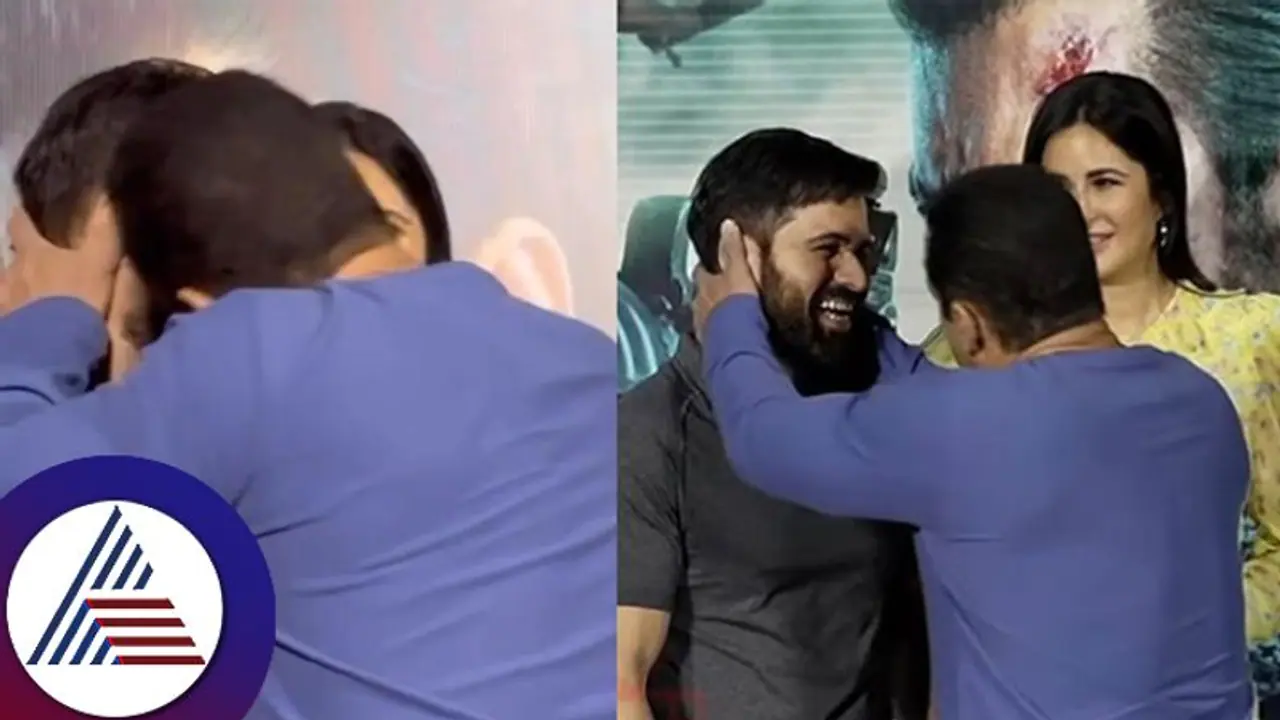 Tiger 3: Salman Khan kisses Emran Hashmi in public, leaving Katrina Kaif laughing; check this video Tiger 3: Salman Khan kisses Emran Hashmi in public, leaving Katrina Kaif laughing; check this video