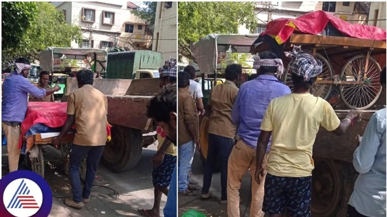 ಬೆಂಗಳೂರು ಬಡವರ ಬದುಕು ಅತಂತ್ರ: ಫುಟ್ಪಾತ್ ವ್ಯಾಪಾರಿಗಳ ಶೆಡ್, ತಳ್ಳುಗಾಡಿ ಹೊತ್ತೊಯ್ದ ಬಿಬಿಎಂಪಿ ಬೆಂಗಳೂರು ಬಡವರ ಬದುಕು ಅತಂತ್ರ: ಫುಟ್ಪಾತ್ ವ್ಯಾಪಾರಿಗಳ ಶೆಡ್, ತಳ್ಳುಗಾಡಿ ಹೊತ್ತೊಯ್ದ ಬಿಬಿಎಂಪಿ