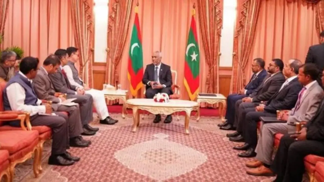 Maldives President asks India to withdraw military personnel from island Maldives President asks India to withdraw military personnel from island