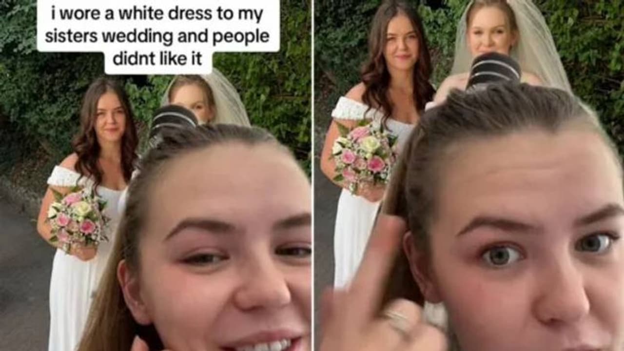 സഹോദരിയുടെ വിവാഹത്തിന് വധുവിന്റെ വസ്ത്രം പോലത്തെ വസ്ത്രം ധരിച്ചു, കാരണം വെളിപ്പെടുത്തി യുവതി 